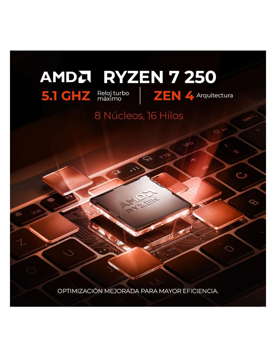 Laptop gamer 15.6 pulgadas Full HD AMD Ryzen 7 NVIDIA GeForce RTX 5060 16 GB RAM 512 GB SSD 5