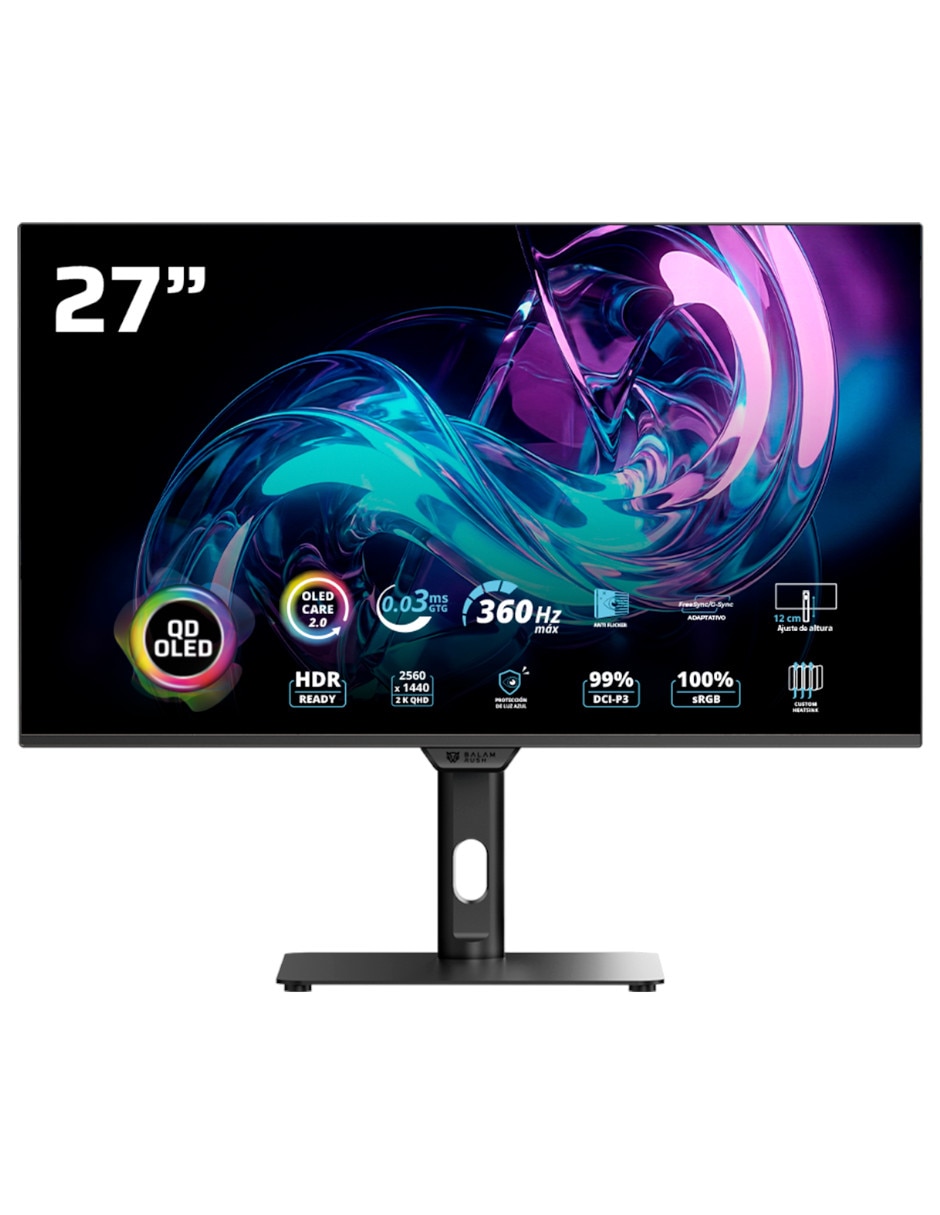 Monitor gamer BR-945967 QD-OLED QHD 27 pulgadas BR 945967 Monitor gamer BR-945967 QD-OLED QHD 27 pulgadas BR 945967