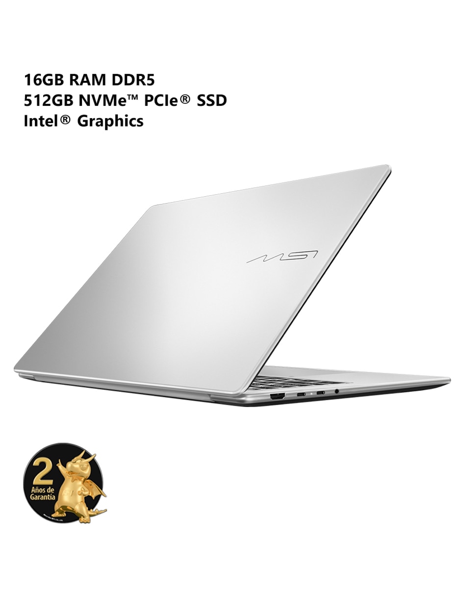 Laptop light Modern 14S AI+ G3MG-065MX 14 pulgadas Full HD+ Intel core ultra 7 Integradas 16 GB RAM 512 GB 7