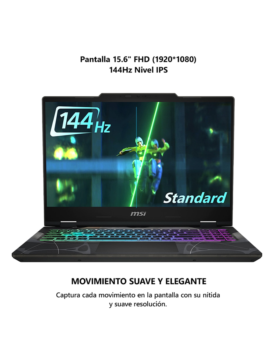 Laptop gamer cyborg a15 ai b2hwfkg-258mx 15.6 pulgadas full hd amd ryzen 7 260 nvidia geforce rtx 5060 16 gb ram 512 gb