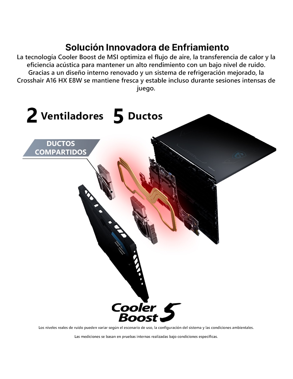 Laptop gamer crosshair a16 hx e8wgk-048mx 16 pulgadas qhd+ amd ryzen 9 8940hx nvidia geforce rtx 5070 16 gb ram 1 tb 4