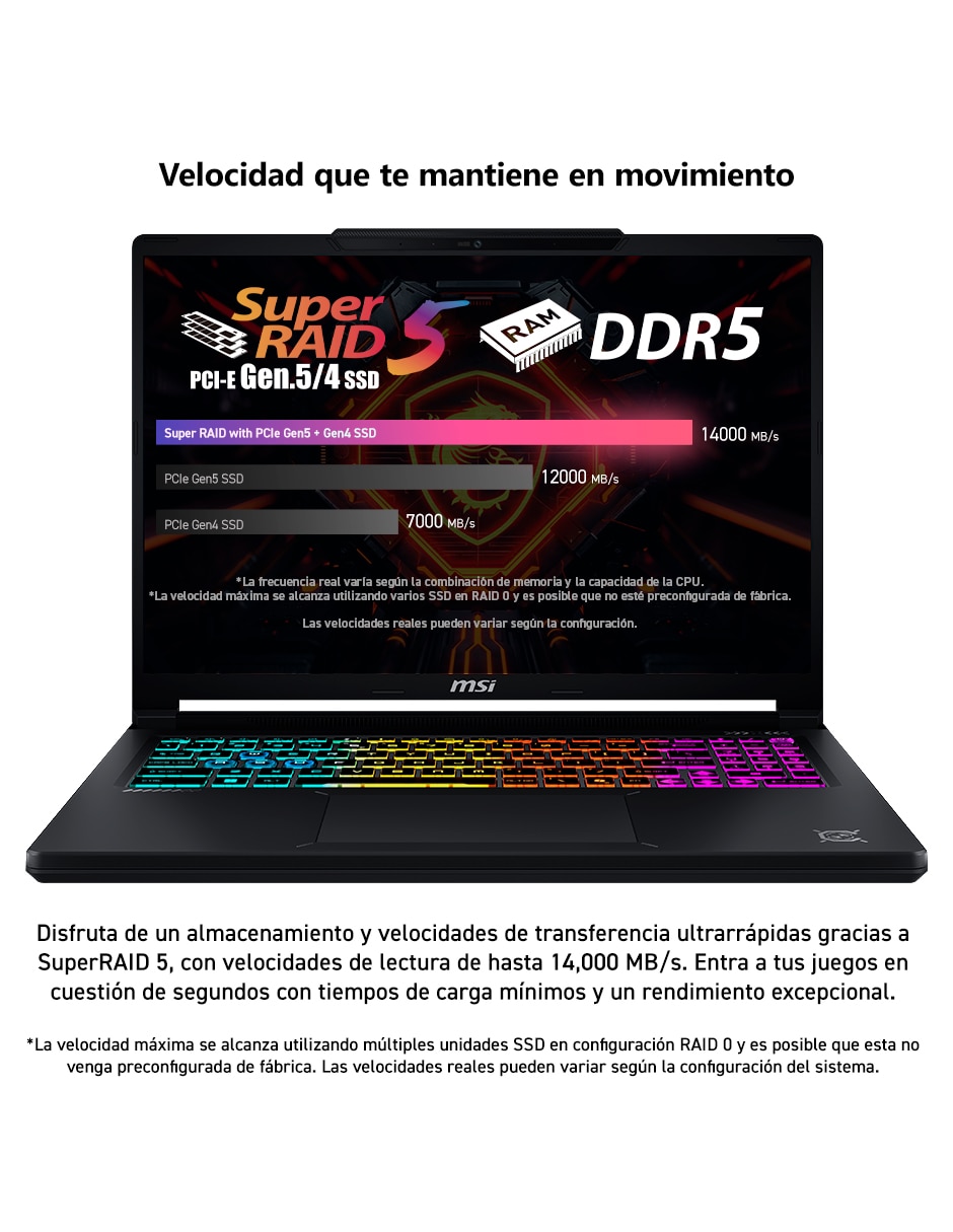 Laptop gamer crosshair a16 hx e8wgk-048mx 16 pulgadas qhd+ amd ryzen 9 8940hx nvidia geforce rtx 5070 16 gb ram 1 tb 10