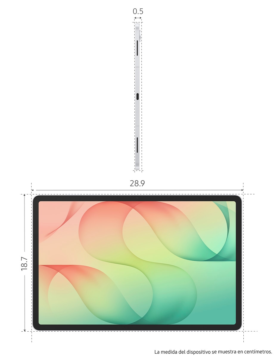 Tablet Galaxy Tab S12+ 12.6 pulgadas 256 GB de almacenamiento de 12 GB RAM 7
