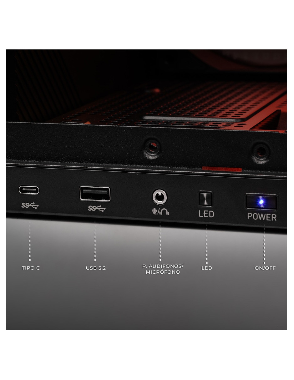 Computadora gamer 27 pulgadas Full HD AMD Ryzen 7 NVIDIA GeForce RTX 5060 Ti 16 GB 1 TB