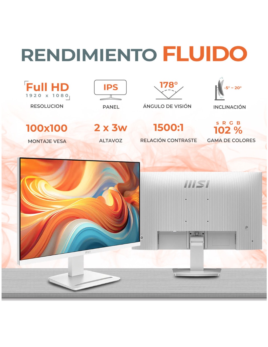 Monitor Pro Mp273W E14A IPS Full HD 27 pulgadas Pro Mp273W E14A 4
