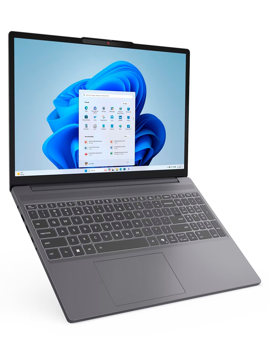 Laptop ideapad slim 3 15irh10 15.3 pulgadas wuxga intel core i7 intel uhd graphics 16 gb ram 512 gb 7