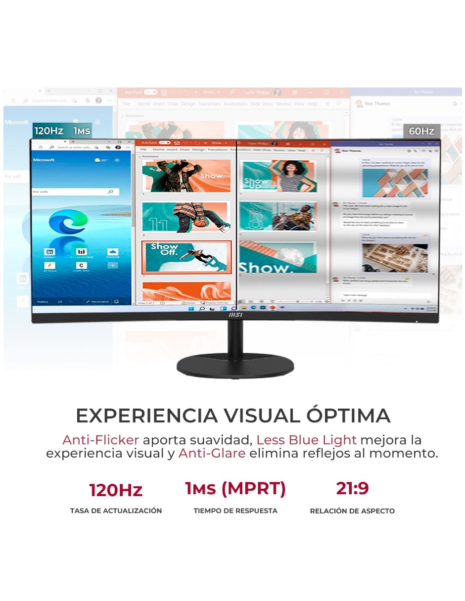 Monitor pro mp341cq e12 va uwqhd 34 pulgadas pro mp341cq e12