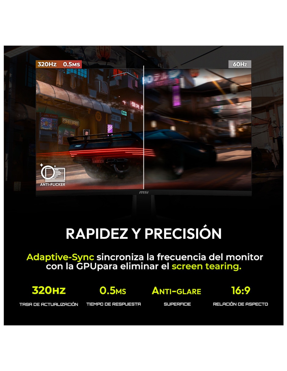 Monitor gamer mag 274qpf x32 ips wqhd 27 pulgadas mag 274qpf x32 3
