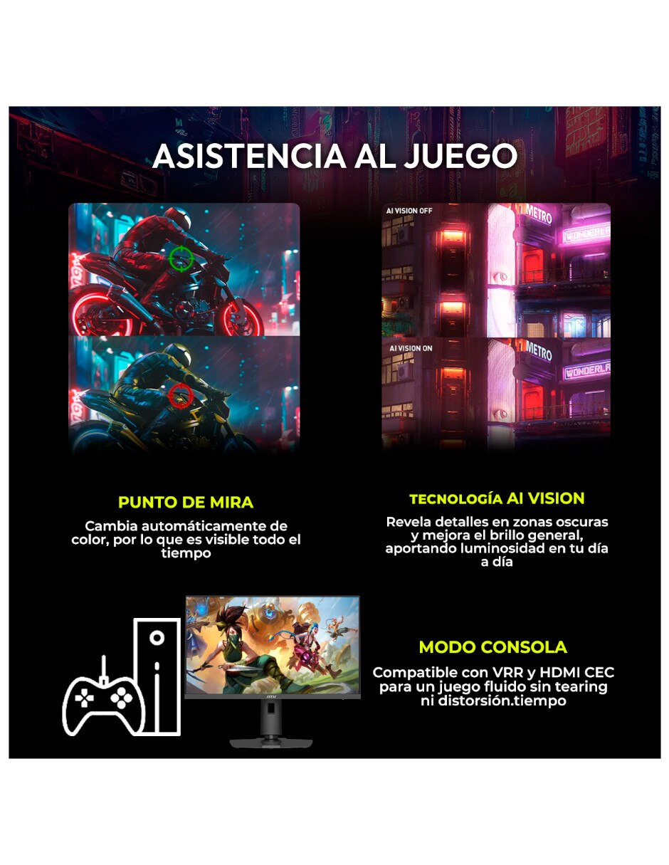 Monitor gamer mag 274qpf x32 ips wqhd 27 pulgadas mag 274qpf x32 4