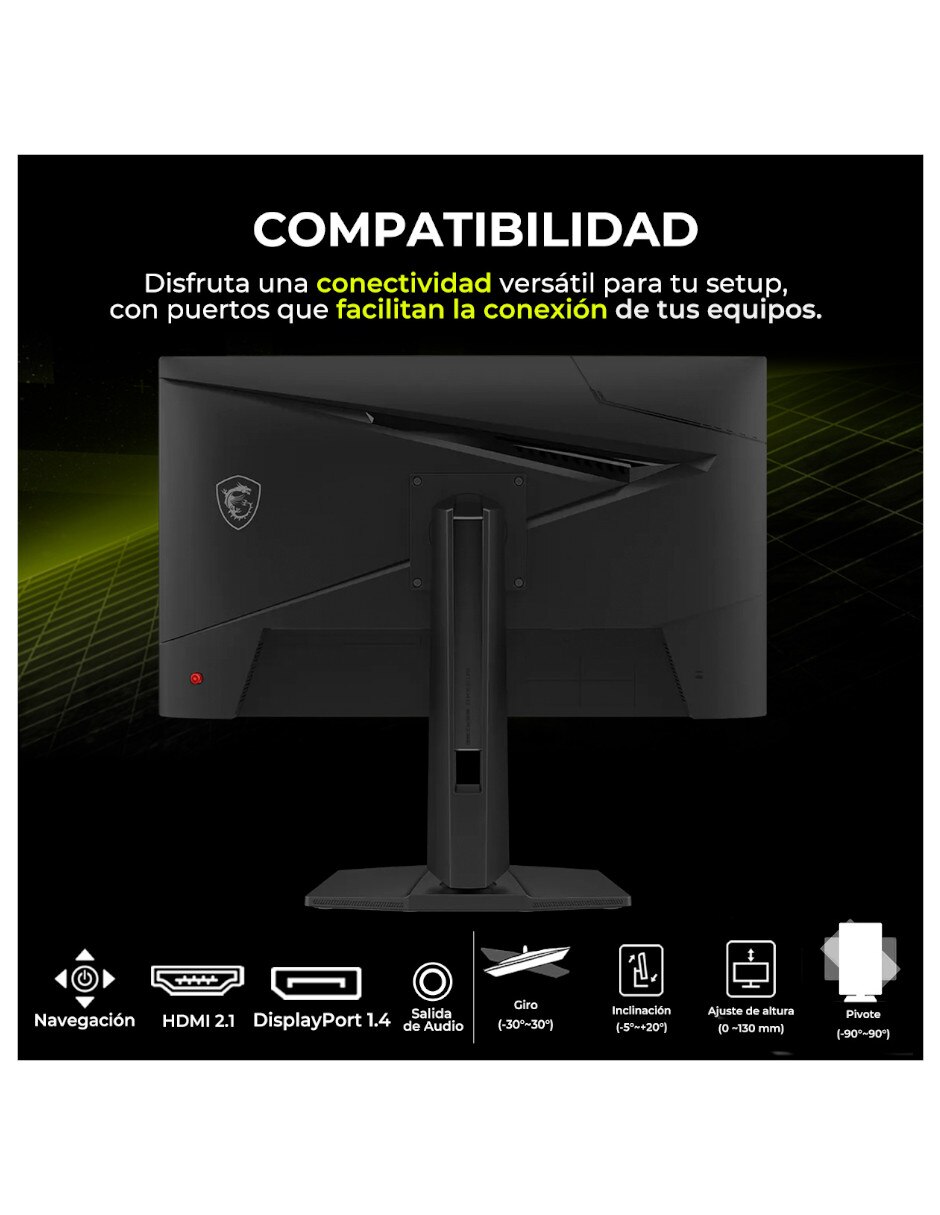 Monitor gamer mag 274qpf x32 ips wqhd 27 pulgadas mag 274qpf x32 5