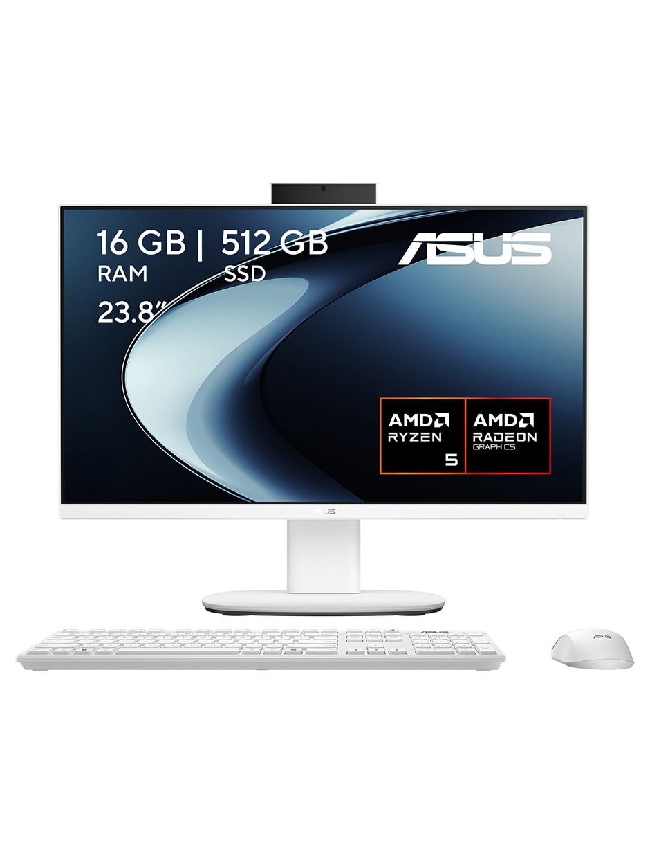 Computadora all in one ASUS VM640 23.8 pulgadas Full HD AMD Ryzen AI 5 330 AMD Radeon 16 GB 512 GB