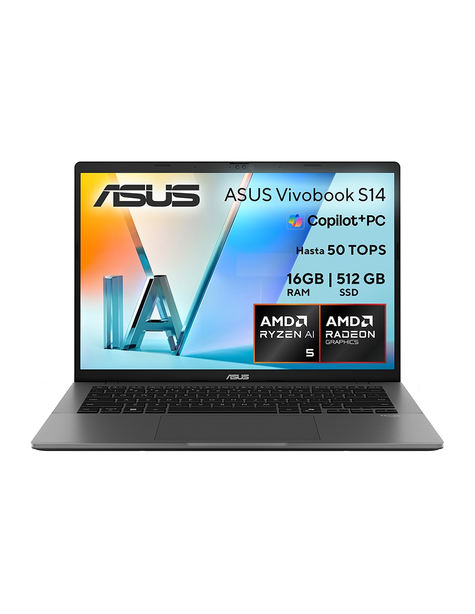 Laptop Vivobook 14 pulgadas WUXGA AMD Ryzen AI 5 330 AMD Radeon 16 GB RAM 512 GB Laptop Vivobook 14 pulgadas WUXGA AMD Ryzen AI 5 330 AMD Radeon 16 GB RAM 512 GB