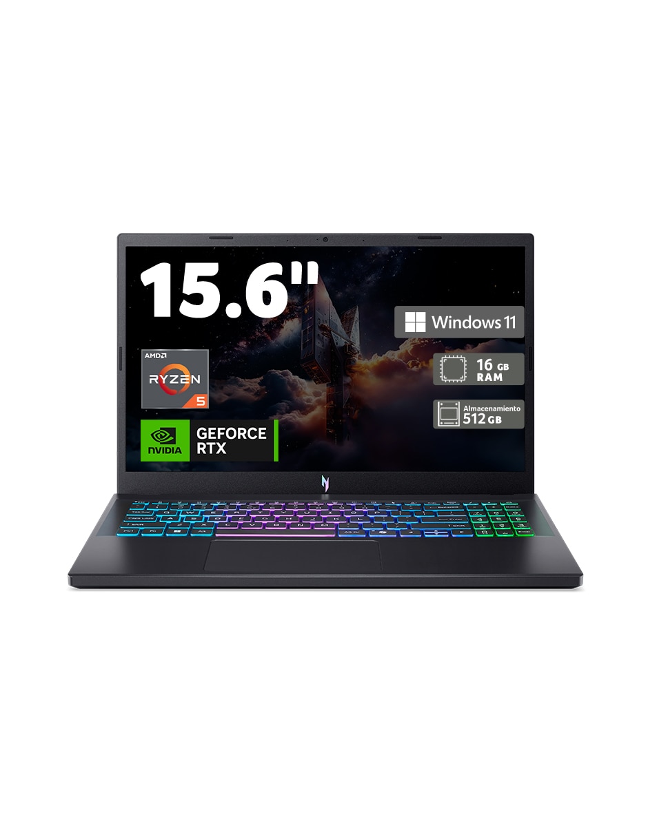 Laptop gamer A31-R2F6 15.6 pulgadas Full HD AMD Ryzen 5 NVIDIA GeForce RTX 5050 16 GB RAM 512 GB
