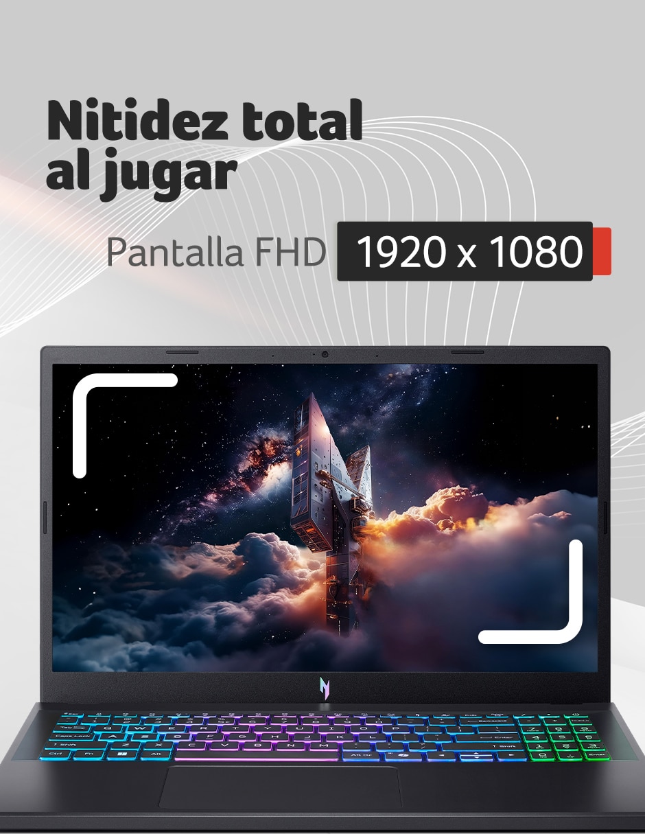 Laptop gamer A31-R2F6 15.6 pulgadas Full HD AMD Ryzen 5 NVIDIA GeForce RTX 5050 16 GB RAM 512 GB 6