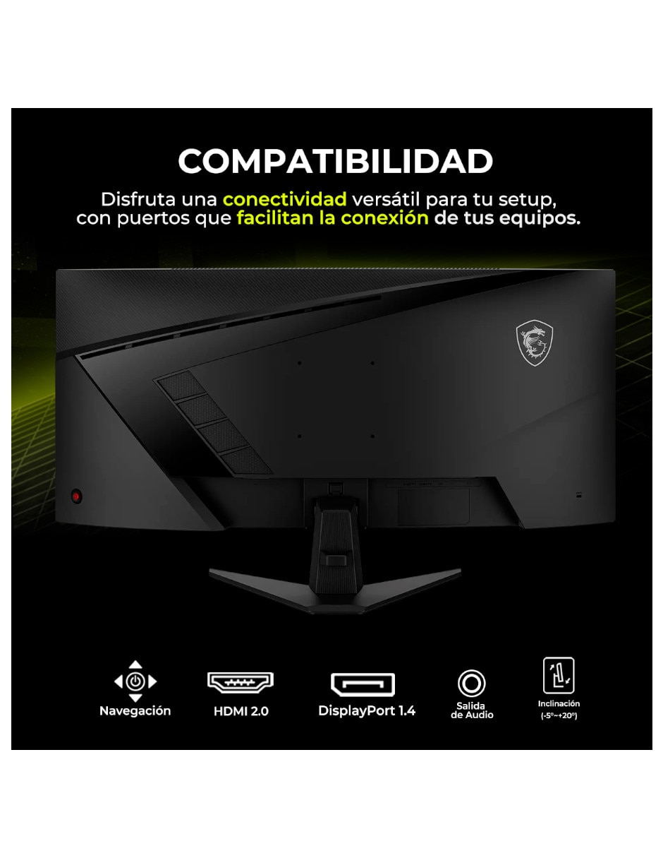 Monitor gamer MAG 346CQDF E20 VA UWQHD 34 pulgadas MAG 346CQDF E20 2