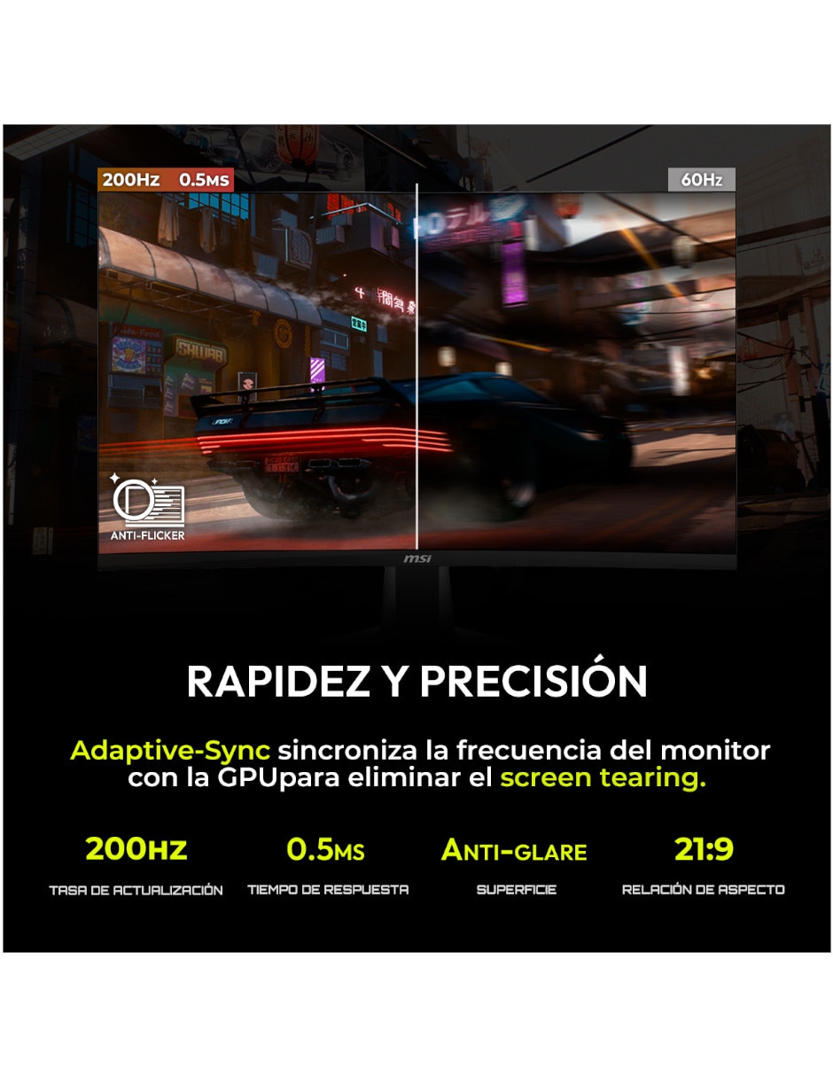 Monitor gamer MAG 346CQDF E20 VA UWQHD 34 pulgadas MAG 346CQDF E20 4