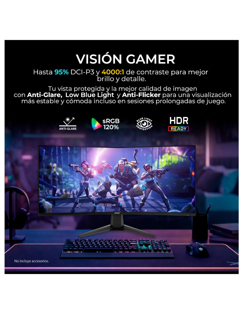 Monitor gamer MAG 346CQDF E20 VA UWQHD 34 pulgadas MAG 346CQDF E20 6