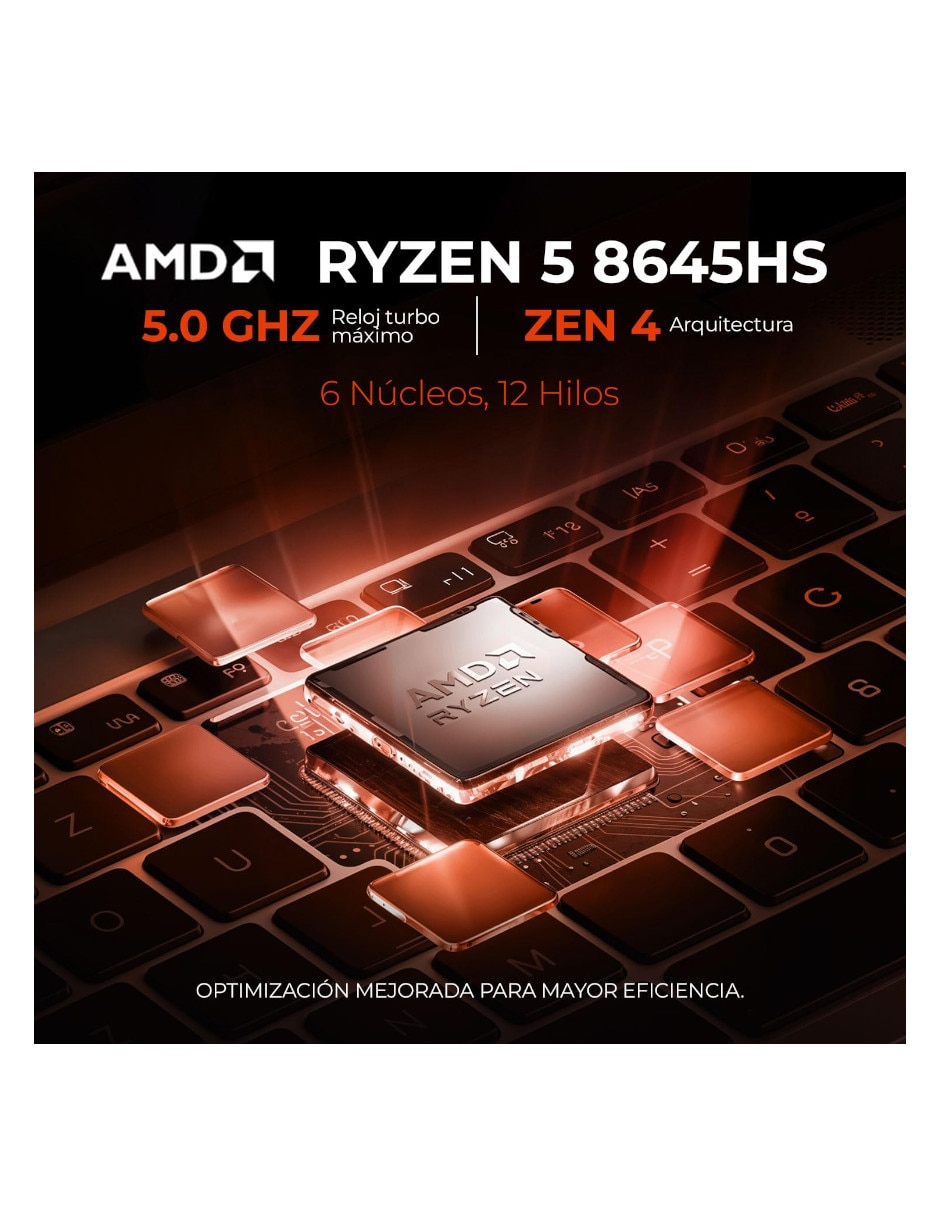Laptop gamer No 15.6 pulgadas Full HD AMD Ryzen 5 NVIDIA GeForce RTX 4050 24 GB RAM No aplica 512 GB 5