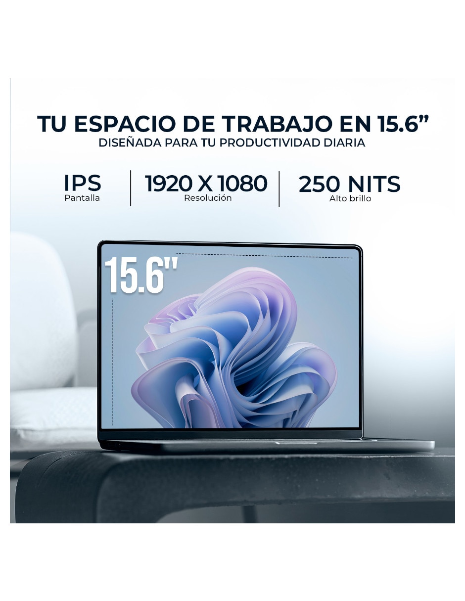 Laptop d1502naq-r 15.6 pulgadas full hd amd ryzen 5 Integradas 24 gb ram 512 gb