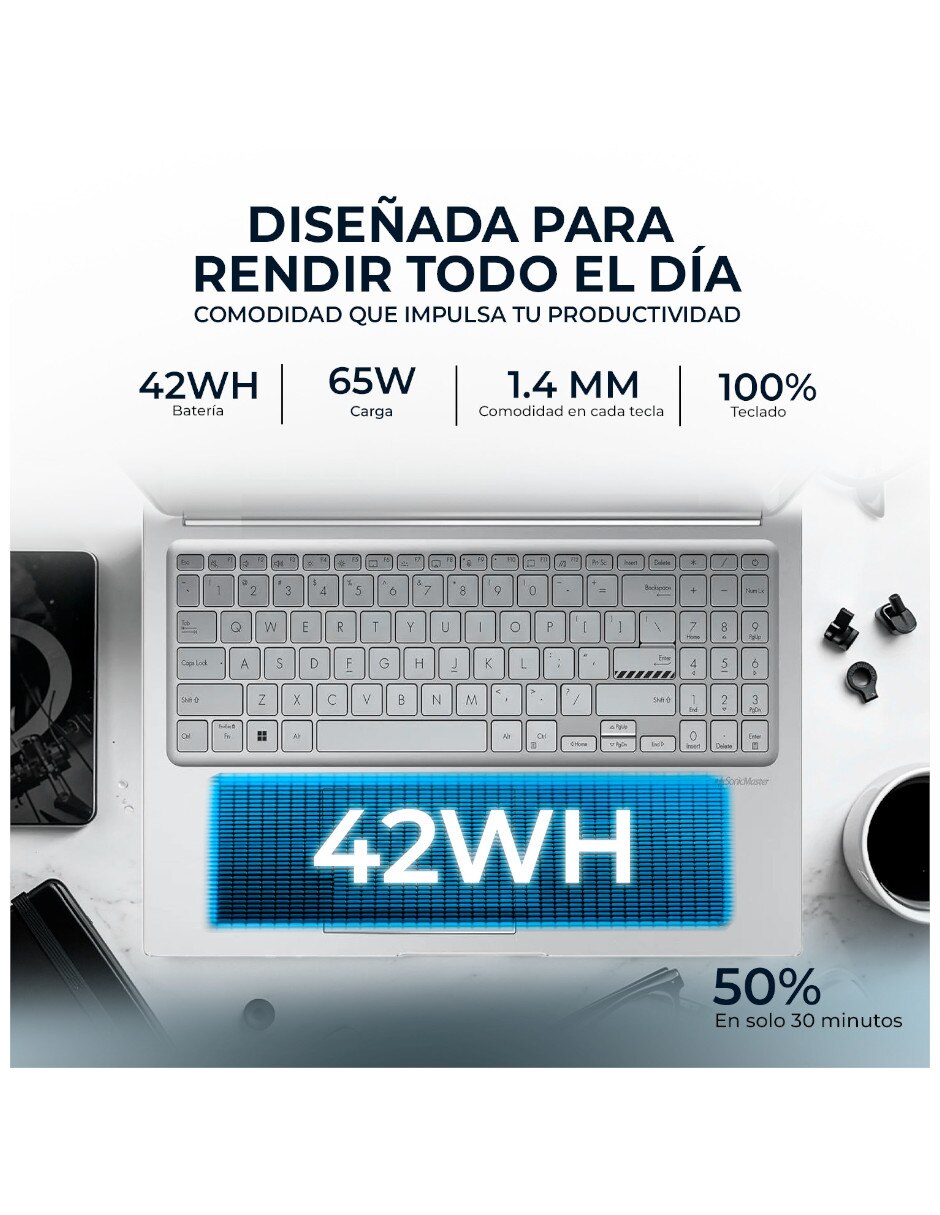 Laptop f1504vap-ih79T24gb 15.6 pulgadas full Hd Intel core 7 Integradas 24 gb ram 1 tb 7