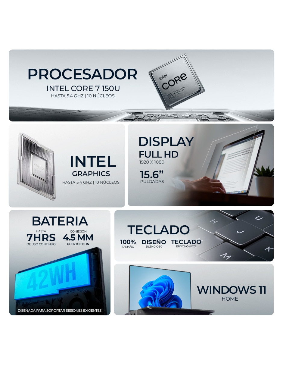 Laptop f1504vap-ih79T24gb 15.6 pulgadas full Hd Intel core 7 Integradas 24 gb ram 1 tb
