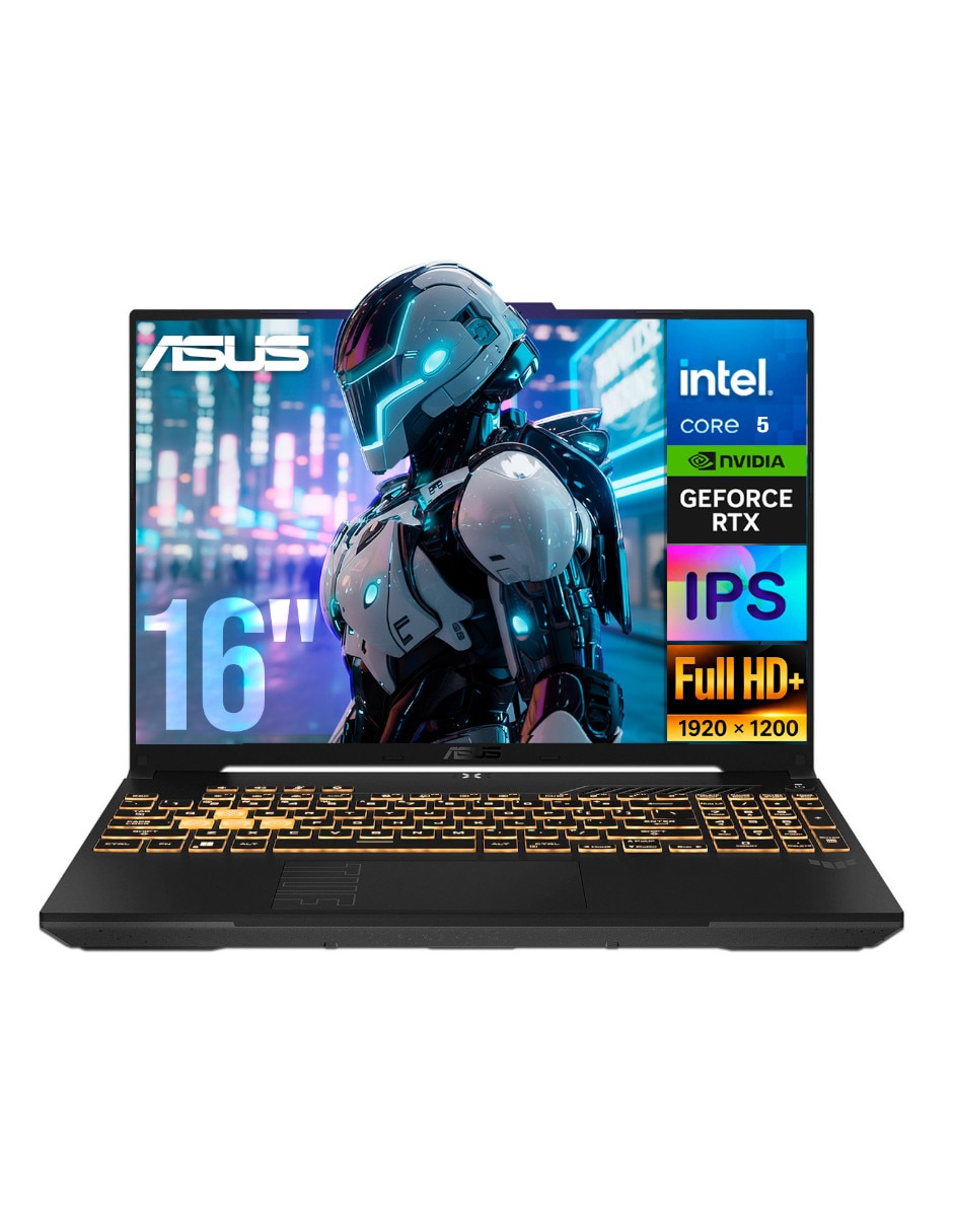 Laptop gamer fx607vjb-3050C524512 16 pulgadas full hd+ Intel core 5 nvidia geforce rtx 3050 24 gb ram 512 gb Laptop gamer fx607vjb-3050C524512 16 pulgadas full hd+ Intel core 5 nvidia geforce rtx 3050 24 gb ram 512 gb