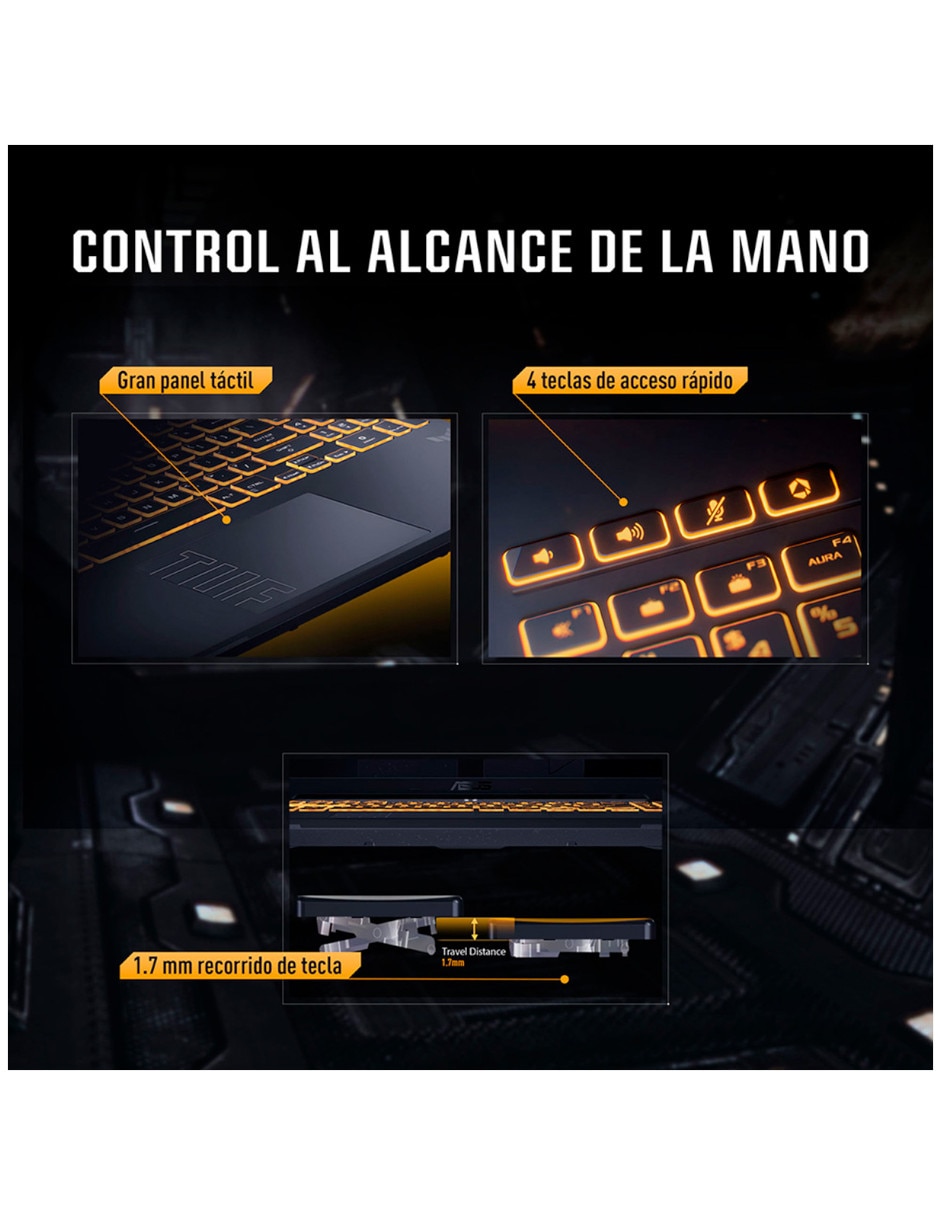 Laptop gamer fx607vjb-3050C524512 16 pulgadas full hd+ Intel core 5 nvidia geforce rtx 3050 24 gb ram 512 gb 9