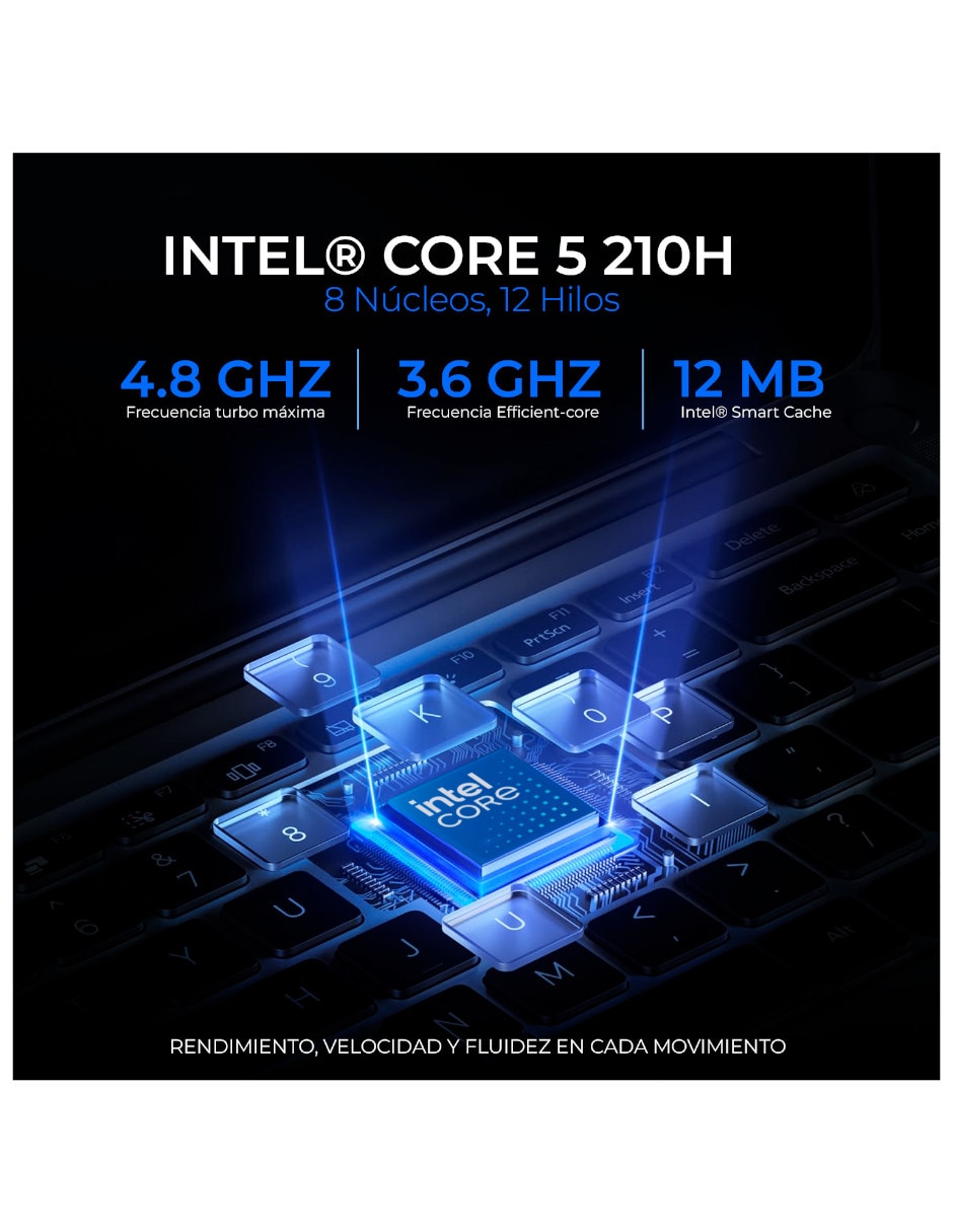 Laptop gamer fx607vjb-3050C524512 16 pulgadas full hd+ Intel core 5 nvidia geforce rtx 3050 24 gb ram 512 gb 3