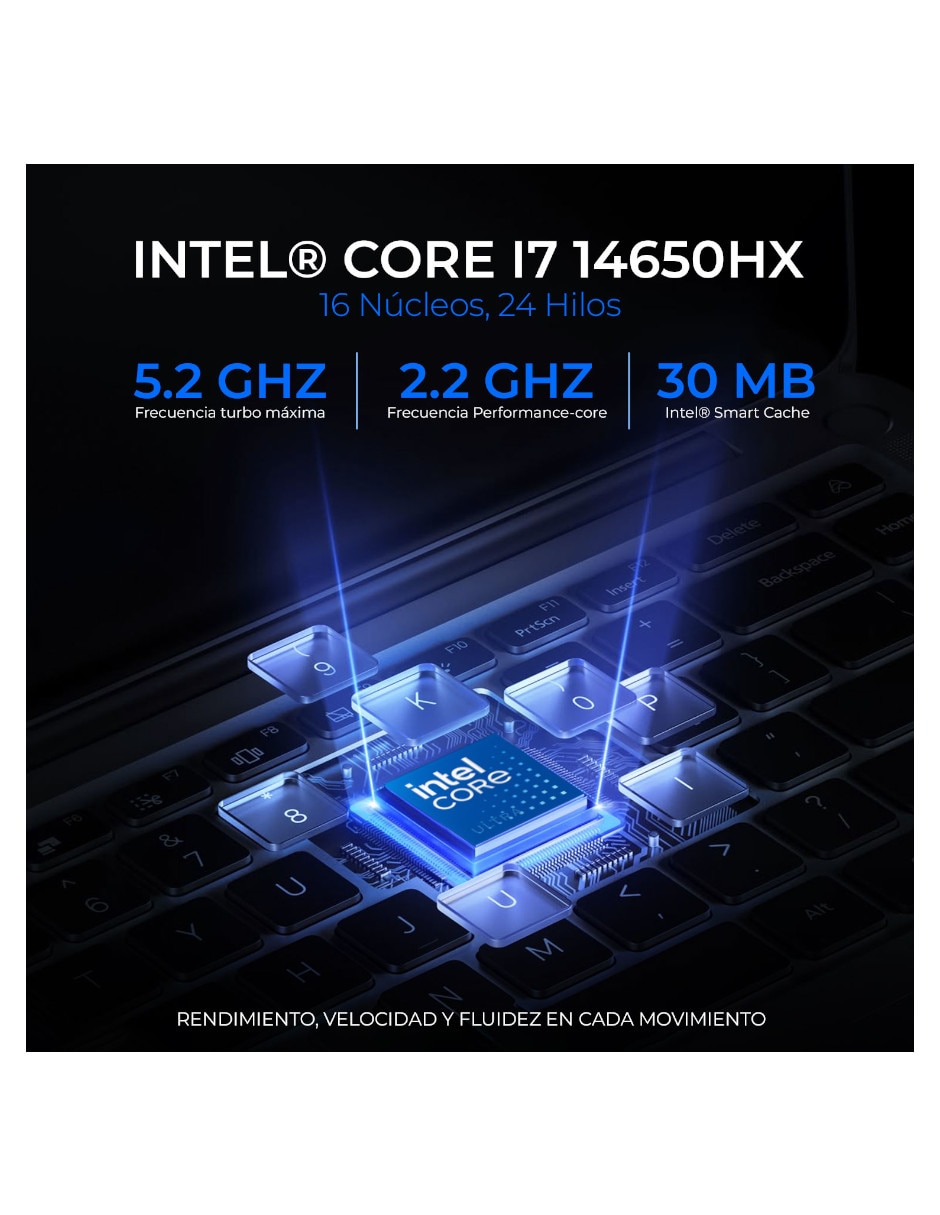 Laptop gamer 15.6 pulgadas full hd Intel core i7 nvidia geforce rtx 5050 16 gb ram 512 gb 5