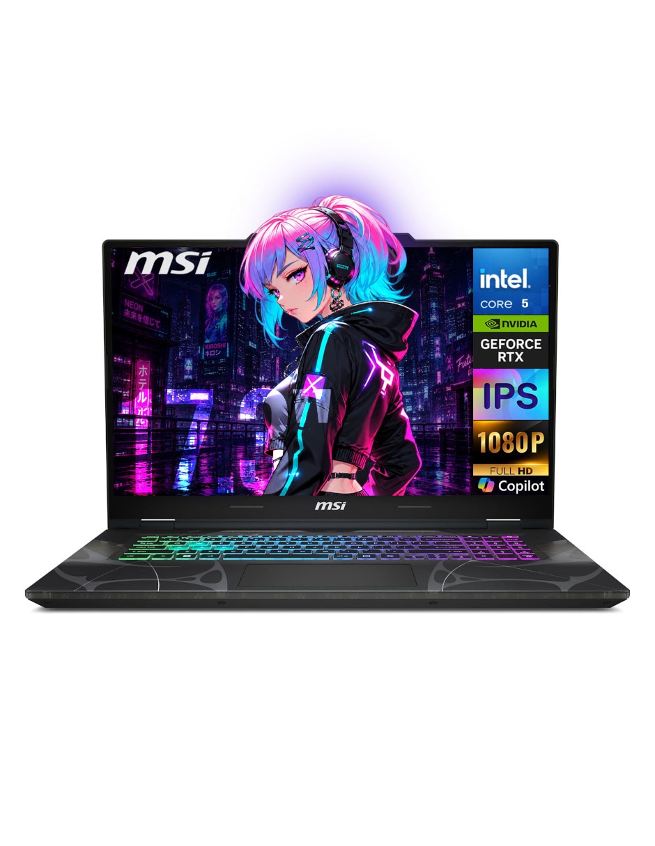 Laptop gamer No 17.3 pulgadas Full HD Intel core 5 NVIDIA GeForce RTX 5060 16 GB RAM No aplica 512 GB Laptop gamer No 17.3 pulgadas Full HD Intel core 5 NVIDIA GeForce RTX 5060 16 GB RAM No aplica 512 GB