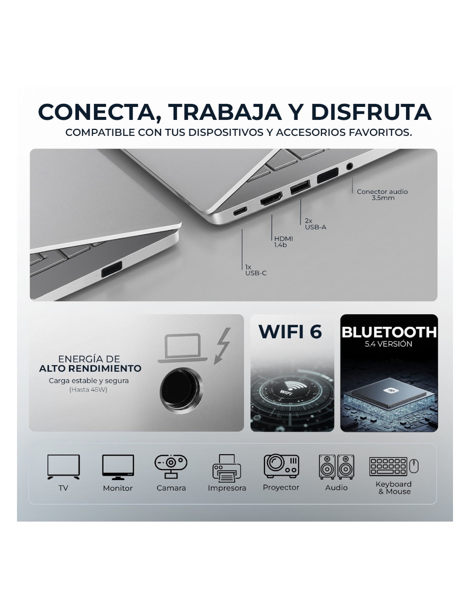 Laptop No 15.6 pulgadas HD Intel Core i5 Integradas 8 GB RAM No aplica 512 GB 8