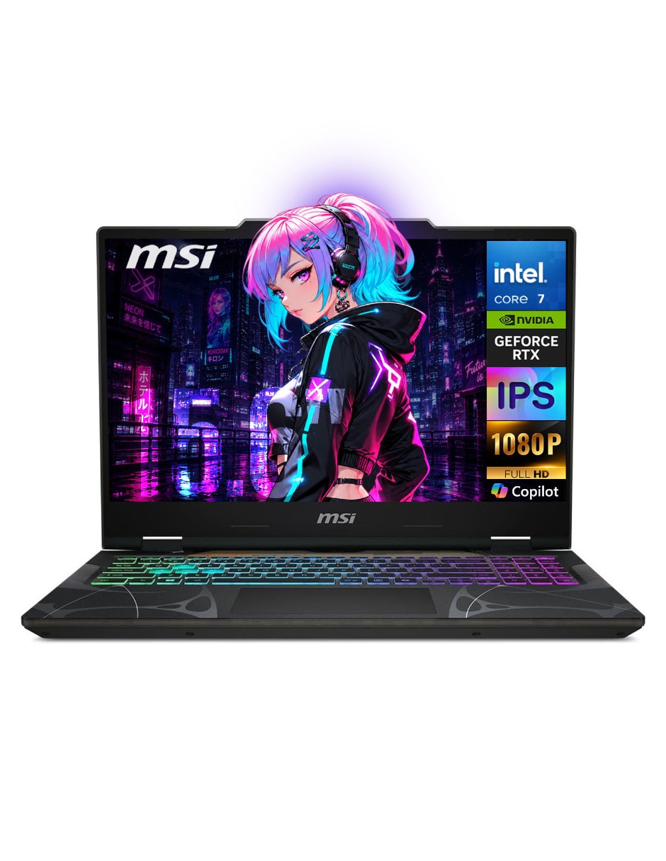 Laptop gamer 15.6 pulgadas full hd intel core 7 nvidia geforce rtx 5070 16 gb ram 1tb