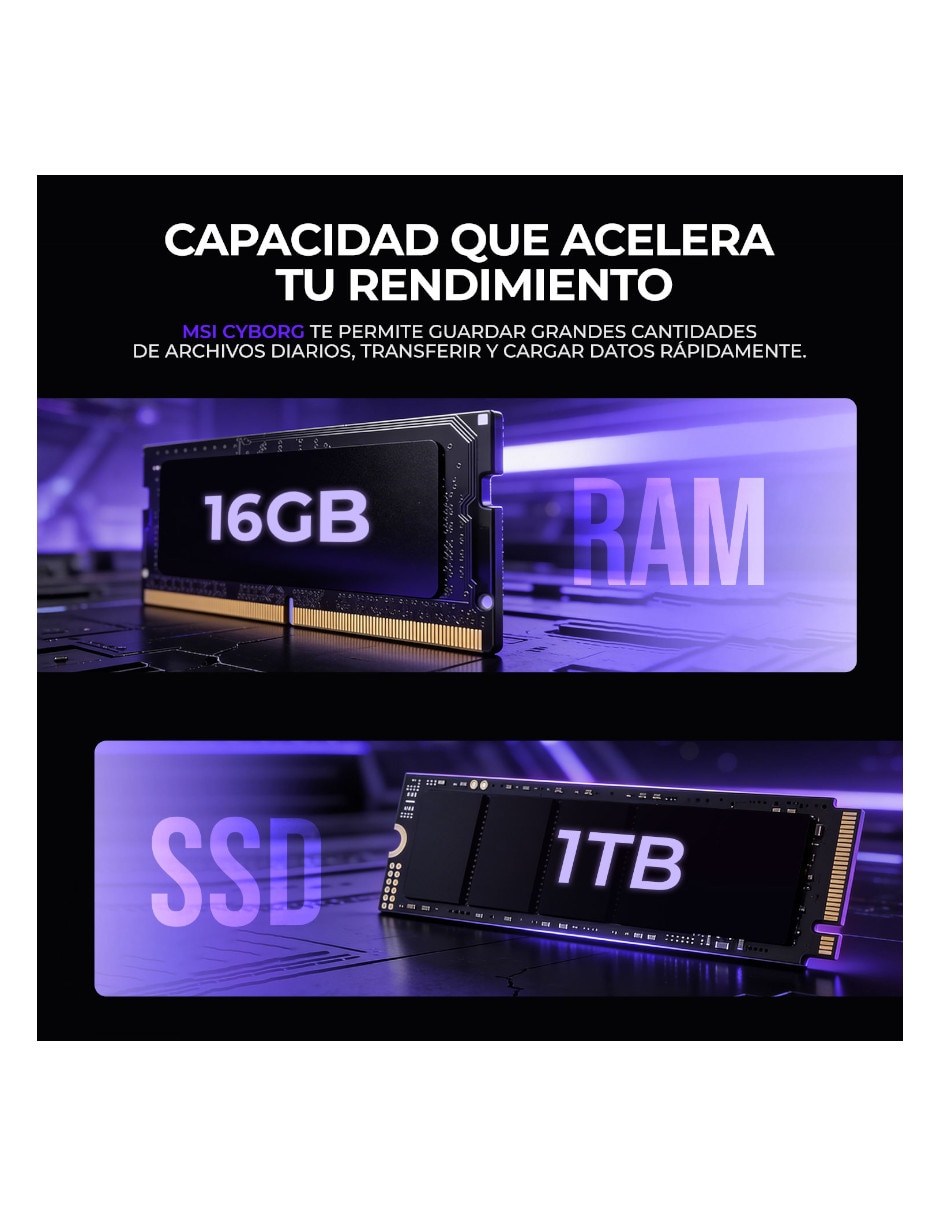 Laptop gamer 15.6 pulgadas full hd intel core 7 nvidia geforce rtx 5070 16 gb ram 1tb