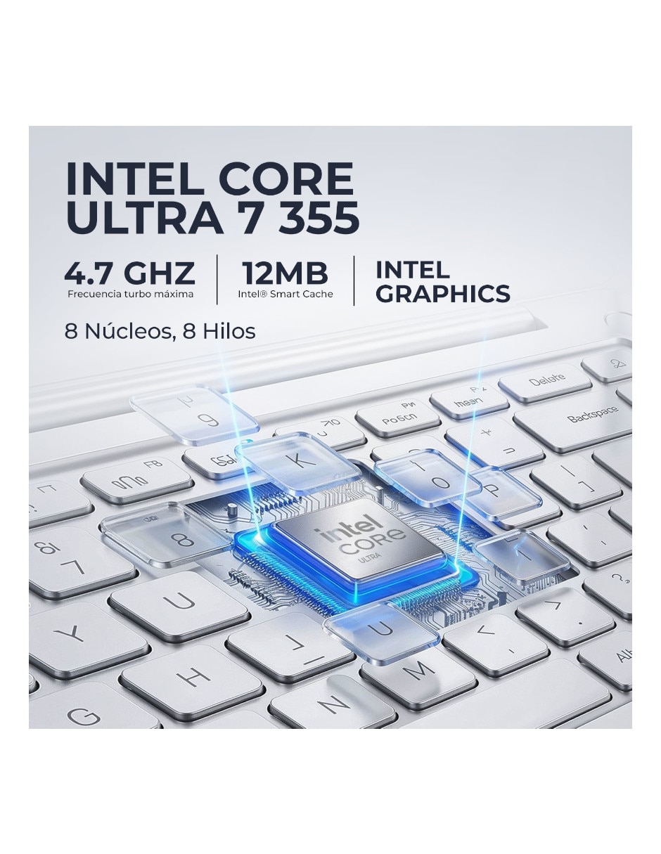 Laptop 2 en 1 No 14 pulgadas 2K Intel core ultra 7 Integradas 16 GB RAM No aplica 1 TB 5