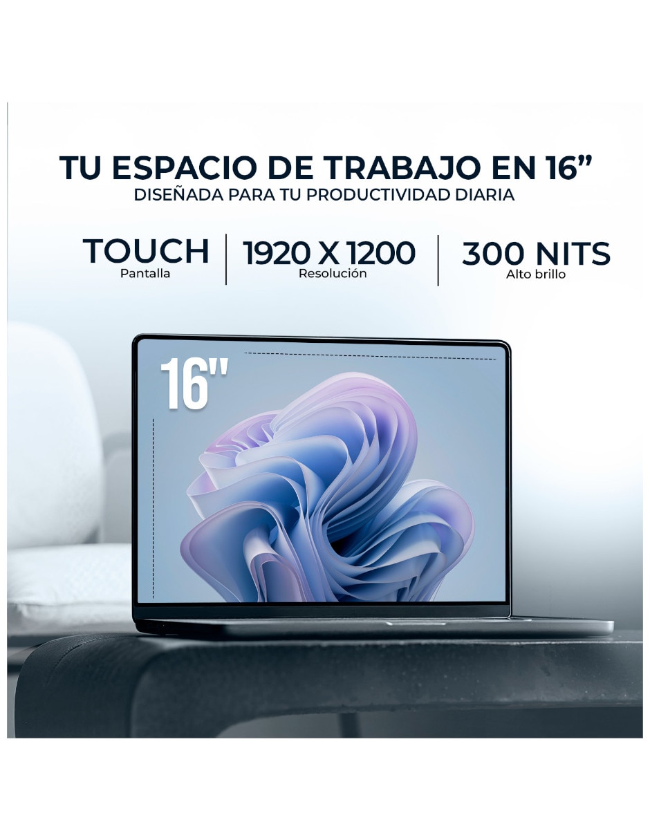 Laptop Sí CP1P8UA#ABA 16 pulgadas 2K AMD Ryzen AI 7 350 Integradas 16 GB RAM No aplica 1 TB 4