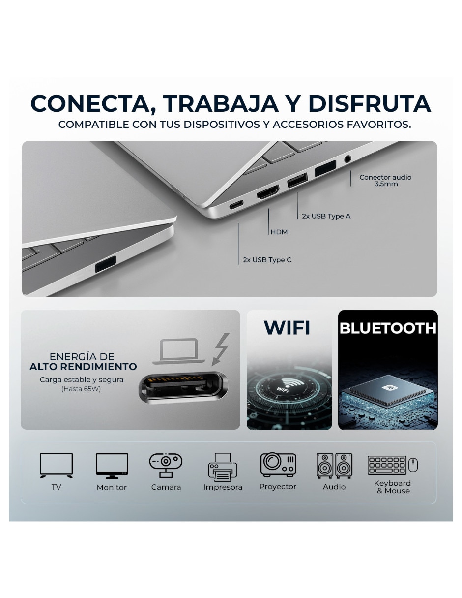 Laptop Sí CP1P8UA#ABA 16 pulgadas 2K AMD Ryzen AI 7 350 Integradas 16 GB RAM No aplica 1 TB 3