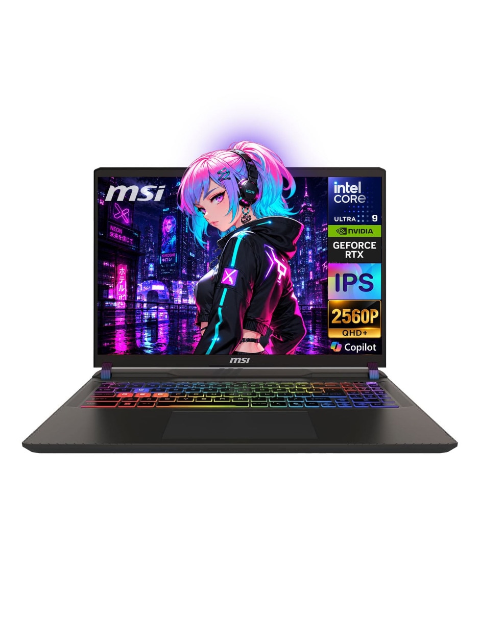 Laptop gamer 16 pulgadas qhd+ Intel core ultra 9 nvidia geforce rtx 5080 64 gb ram 1 tb