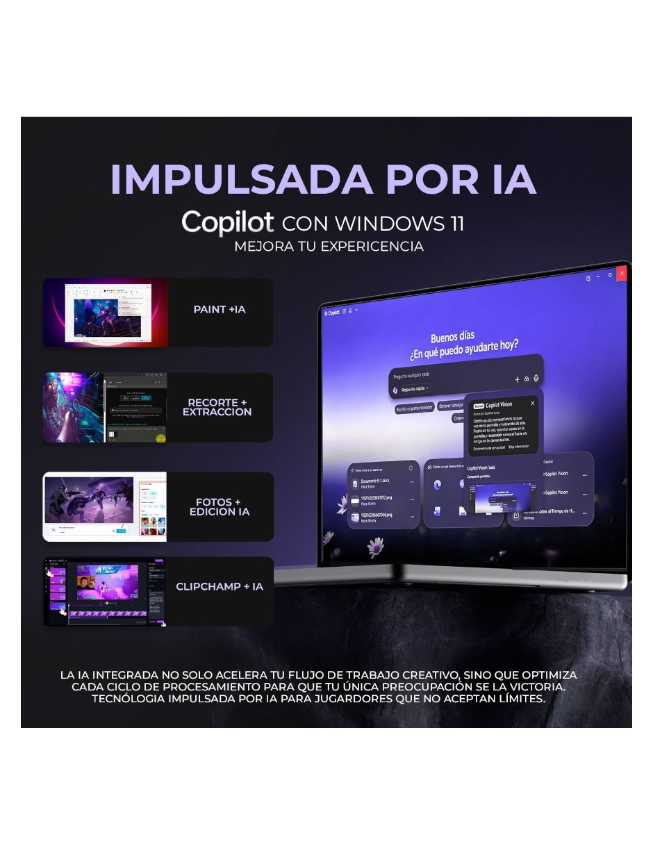 Laptop gamer 16 pulgadas qhd+ Intel core ultra 9 nvidia geforce rtx 5080 64 gb ram 1 tb 7