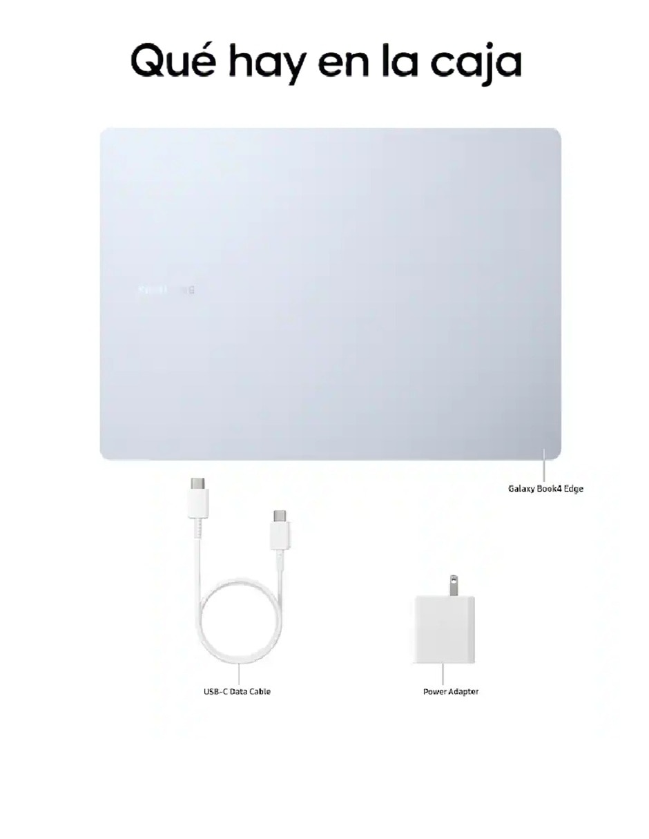 Laptop No Samsung Galaxy Book4 Edge 15.6 pulgadas Full HD Snapdragon X Elite Qualcomm Adreno 16 GB RAM No aplica 512 GB 6