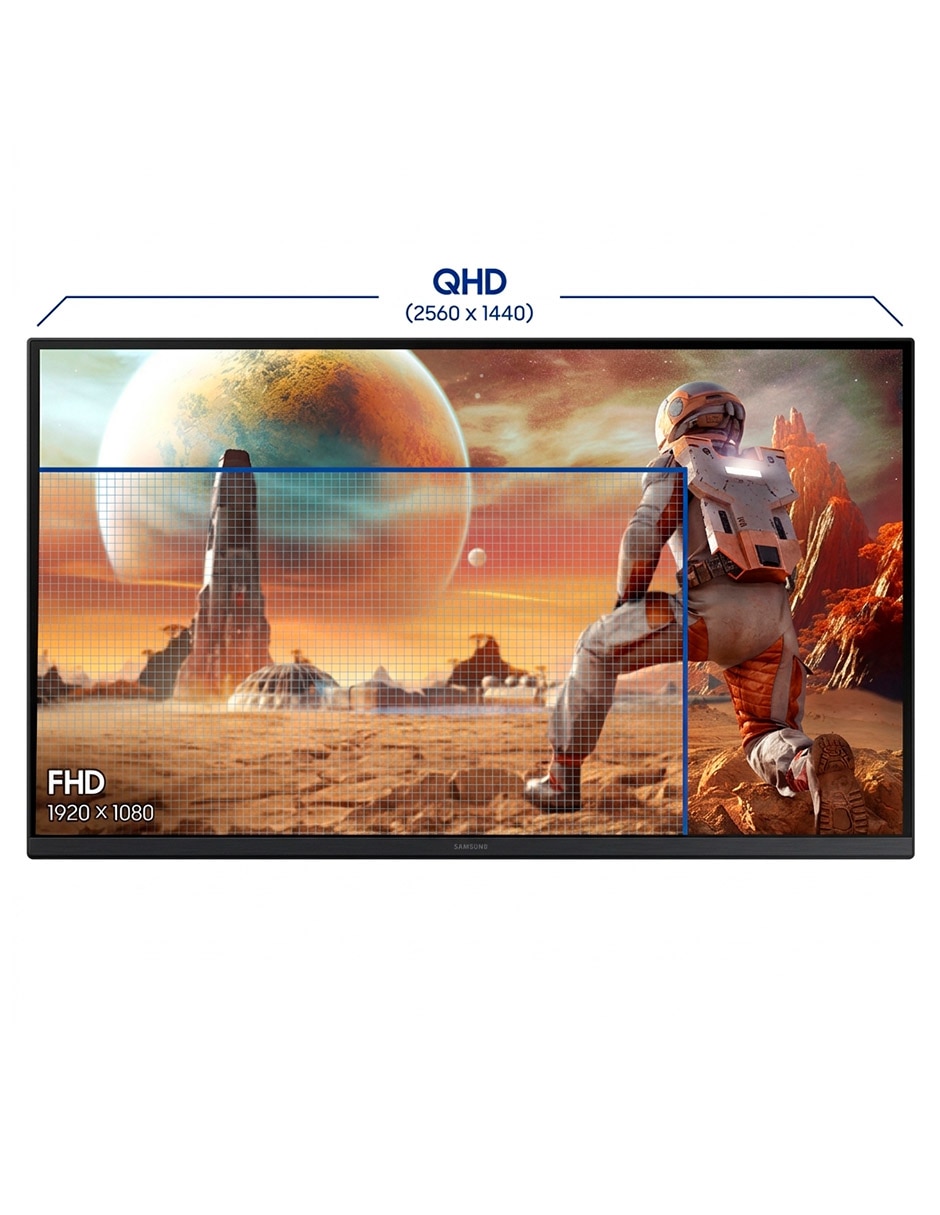 Monitor gamer Odyssey G5 IPS QHD 27 pulgadas 8