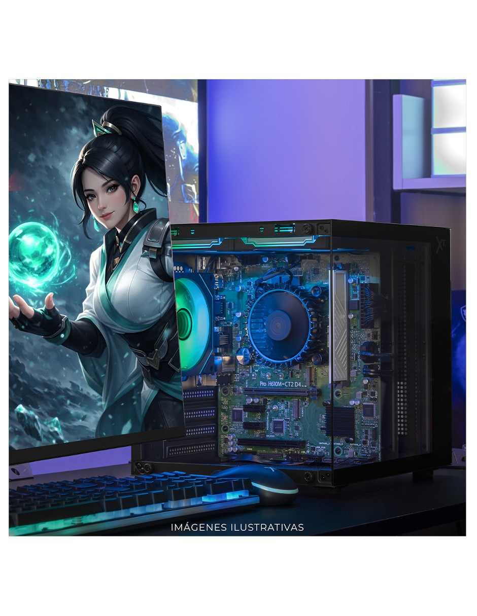 Computadora gamer Intel Core i3 Intel UHD Graphics 730 16 GB RAM 500 GB SSD