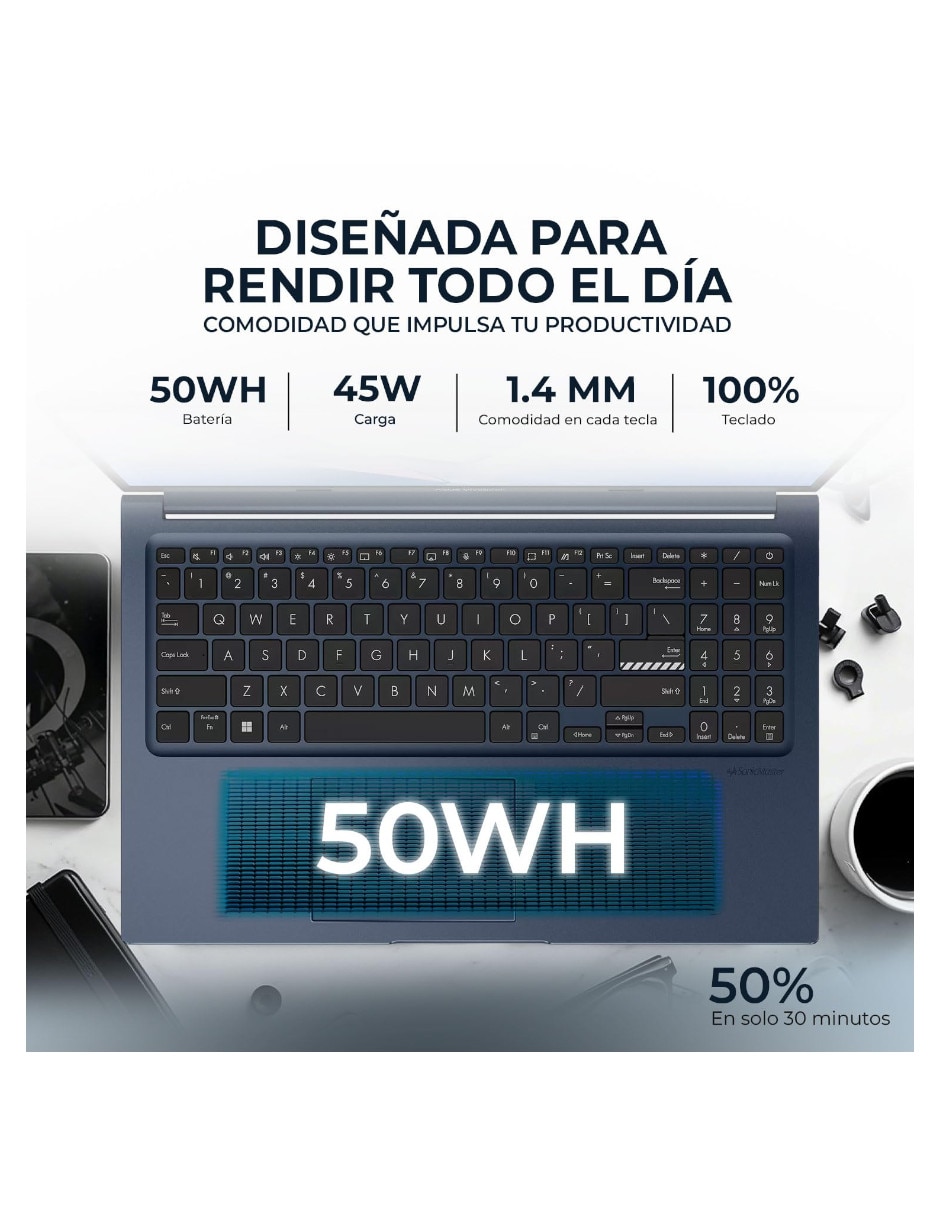 Laptop 17.3 pulgadas full hd intel core 5 integradas 16 gb ram 512 gb 3