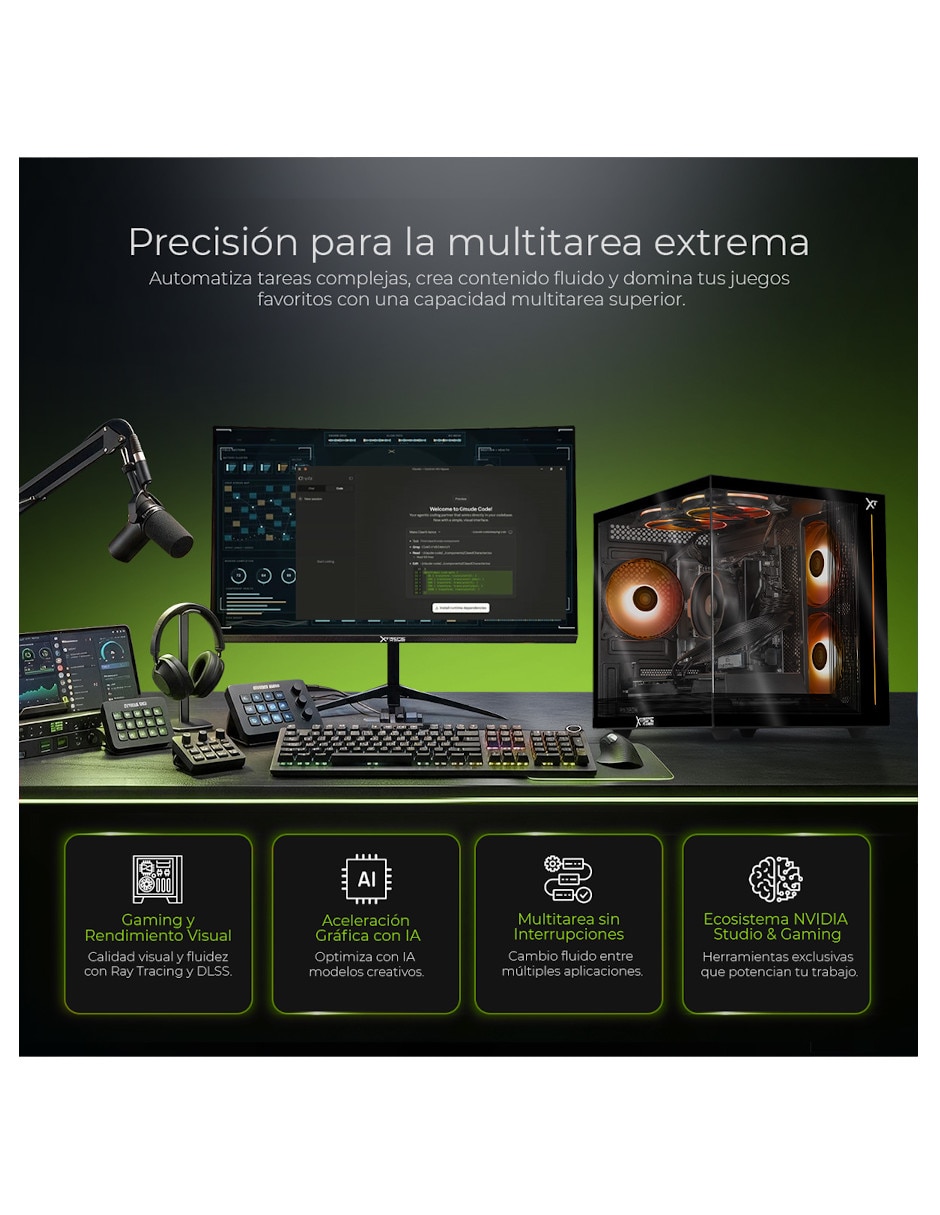 Computadora gamer AMD Ryzen 7 AMD Radeon RX 9070 16 GB RAM 1 TB SSD 7