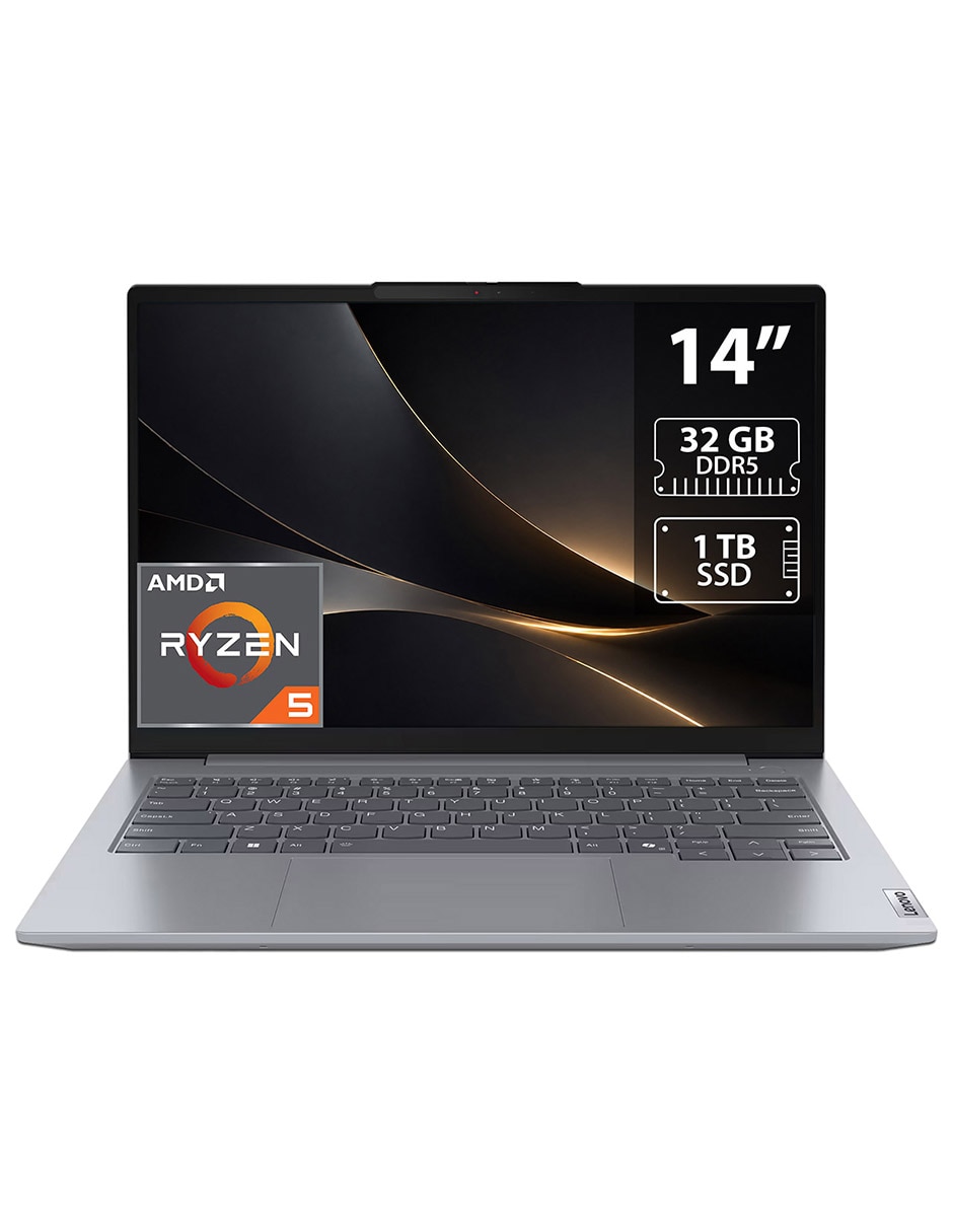 Laptop No ThinkBook 14 Gen 7 14 pulgadas WUXGA AMD Ryzen 5 AMD Radeon Graphics 32 GB RAM No aplica 1 TB No aplica 2