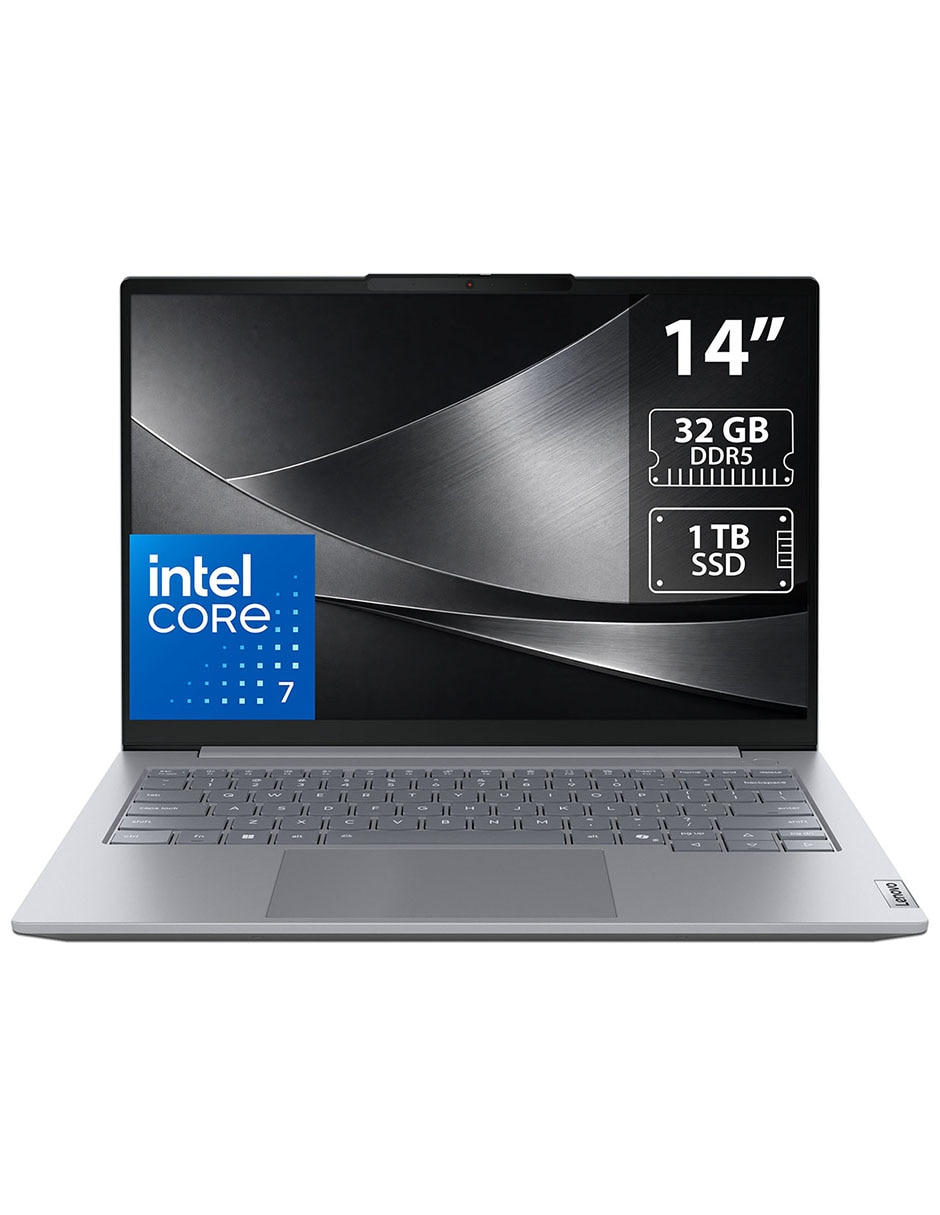 Laptop No ThinkBook 14 G8 14 pulgadas WUXGA Intel Core 7 240H Integradas 32 GB RAM No aplica 1 TB No aplica 2