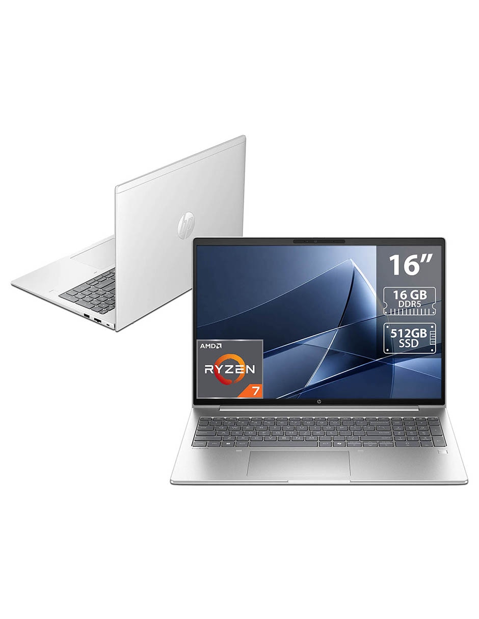 Laptop No ProBook 4 AIG1a 16 pulgadas WUXGA AMD Ryzen 7 Integradas 16 GB RAM No aplica 512 GB No aplica