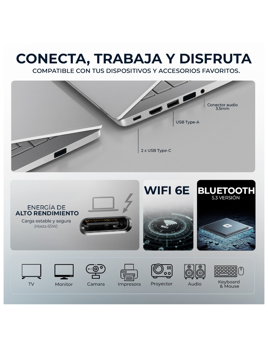 Laptop FRB-HPP-BX8M8UAR-S 16 pulgadas 2K Snapdragon X Integradas 16 GB RAM512 GB SSDreacondicionado 2