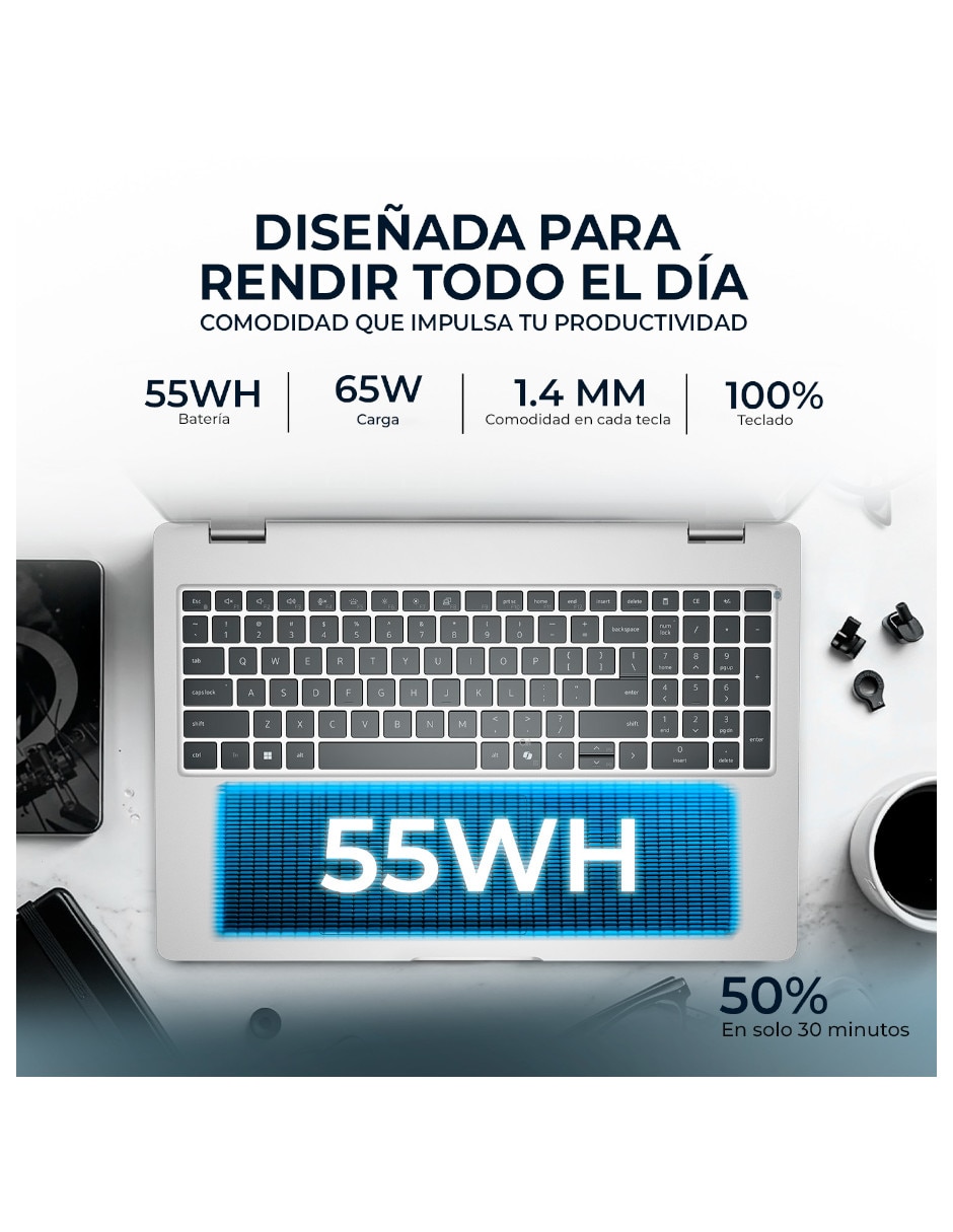 Laptop m3ymm 16 pulgadas full hd+ amd ryzen ai 7 350 integradas 16 gb ram 512 gb ssd 6