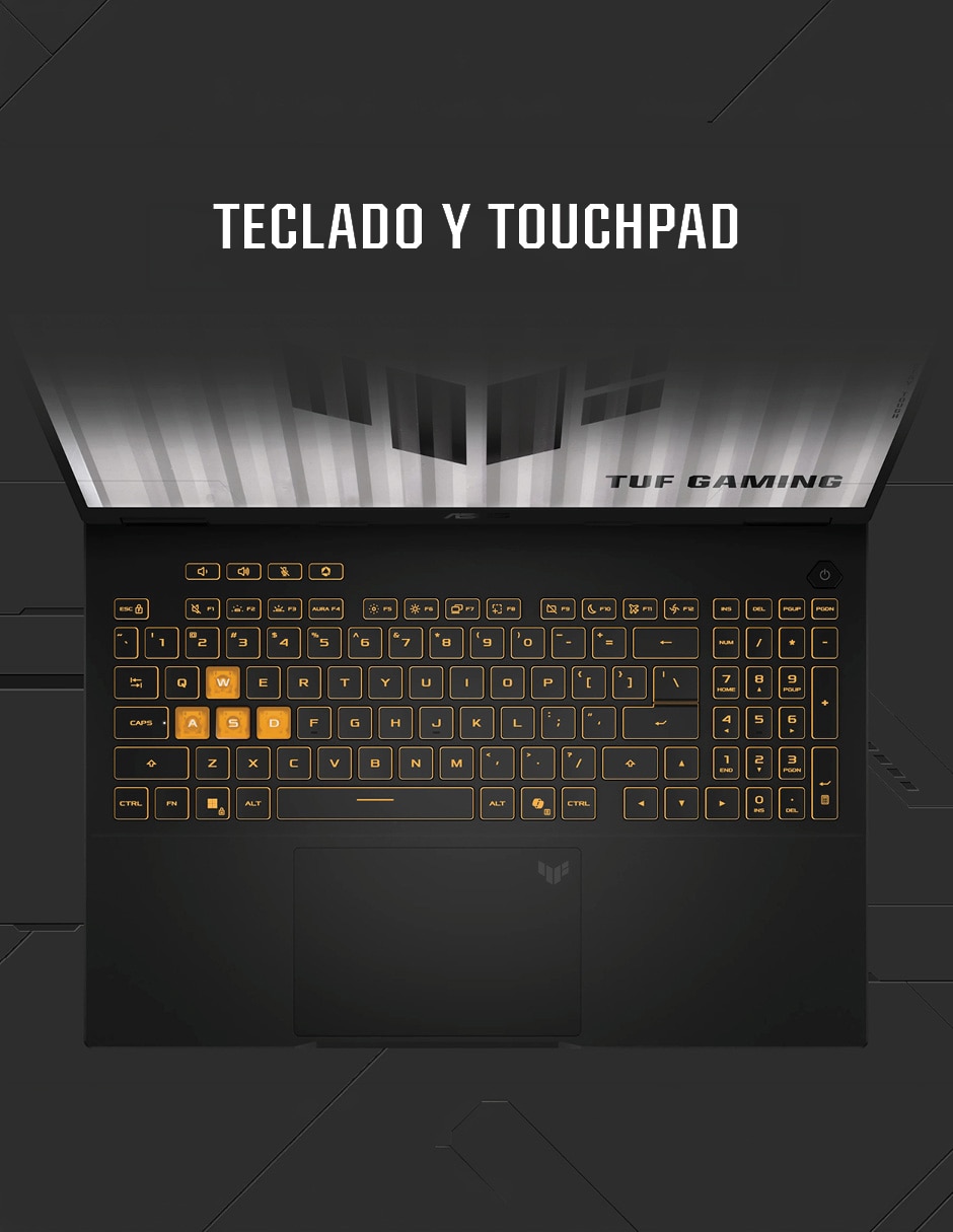 Laptop gamer TUF Gaming 16 16 pulgadas Full HD+ Intel Core i7 NVIDIA GeForce RTX 5050 16 GB RAM 512 GB 3