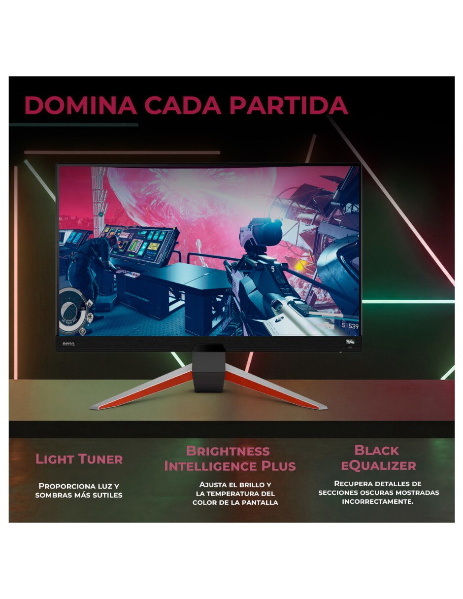 Monitor gamer 9H.LK4LA.TBA IPS QHD 27 pulgadas 5